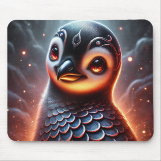 Cute Trendy African Penguin | Anime Mousepad
