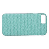 Cute Trendy Crochet | Knitted Blue Case-Mate iPhone Case (Back (Horizontal))