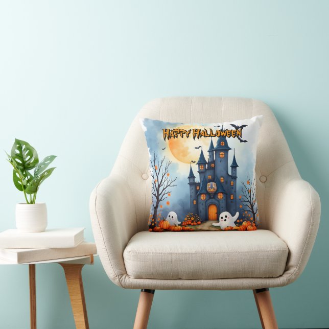 Cute Trendy Halloween Spooky Collection Cushion (Chair)