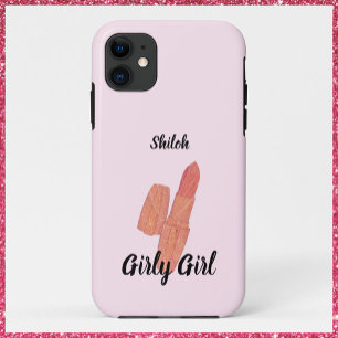 Cute Trendy Lipstick Girly Girl iPhone 11 Case