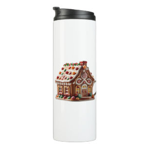 Cute Trendy Modern Funny Humour Merry Christmas Thermal Tumbler