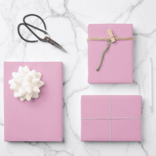 Cute Trendy Pink Wrapping Paper Sheets