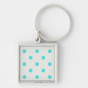 Cute Trendy Polka Dots Key Ring
