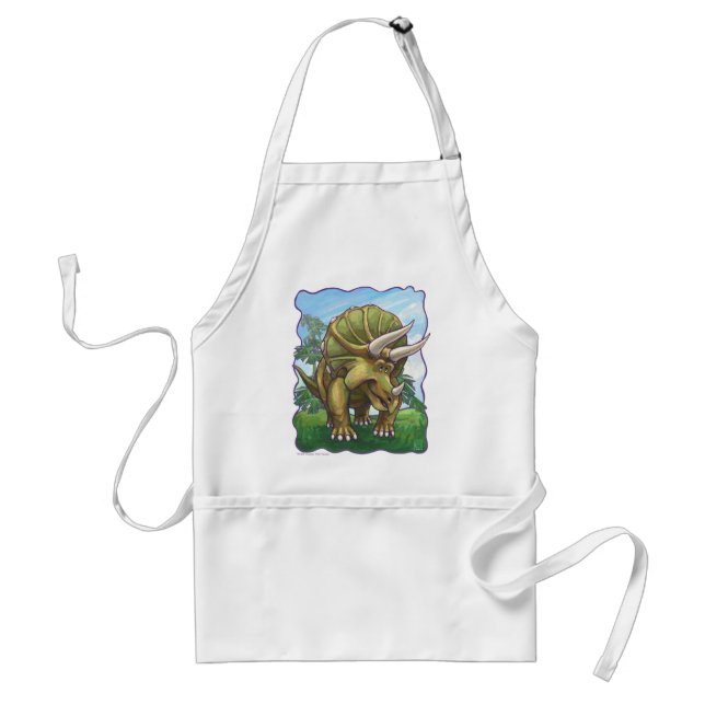 Cute Triceratops Art Gifts & Accessories Standard Apron (Front)