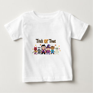 Cute Trick or Treat Halloween Costume Party Baby T-Shirt