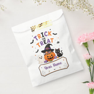 Cute Trick or Treat Halloween Party Favour Bag