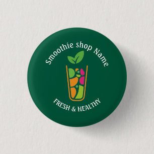Cute Tropical Fruit Smoothies Fruit Kitchen shop 3 Cm Round Badge