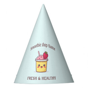 Cute Tropical Fruit Smoothies Fruit Kitchen shop Party Hat