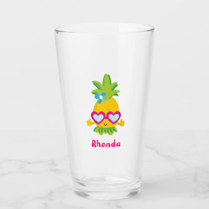 Cute Tropical Hawaiian Glass
