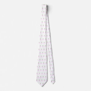 Cute Tropical Pink Pineapple Pattern Tie