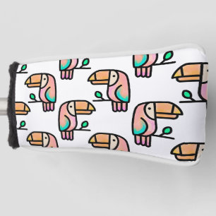 cute tropical toucan bird animal gift for kids  golf head cover