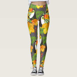 Cute Tropical Toucan Leggings