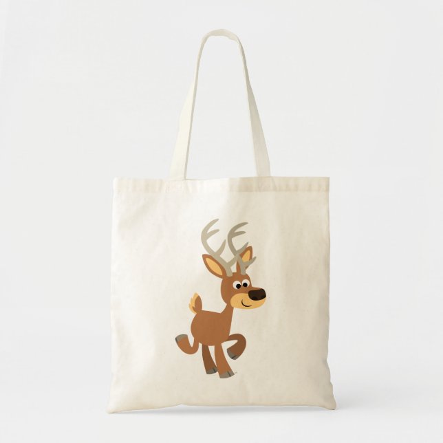 Cute Trotting Cartoon Deer Bag (Front)