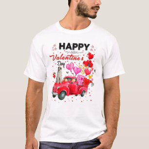 Cute Truck Great Pyrenees Valentines Day Costume B T-Shirt