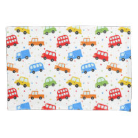 Cute Trucks Cars Buses Vehicles Bedding Boy