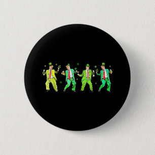 Cute Trump Dance St. Patricks Day Funny Trump Patr 6 Cm Round Badge