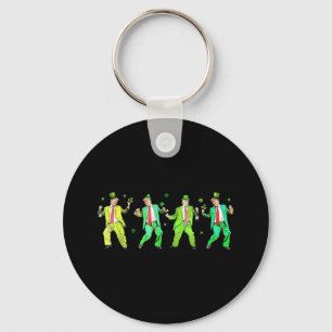Cute Trump Dance St. Patricks Day Funny Trump Patr Key Ring