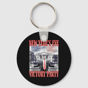 Cute Trump New Year's Eve Victory Party Fireworks Key Ring