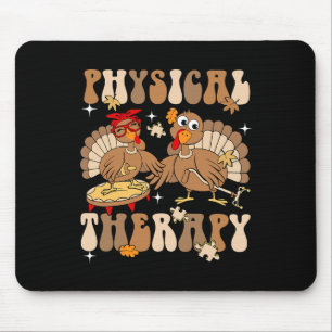 Cute Turkey Physical Therapy Pt Pta Fall Autumn Th Mouse Pad