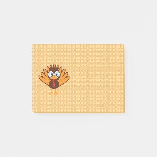Cute Turkey | Thanksgiving |  Post-it Notes (Front)