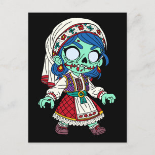 Cute Turkish Zombie Postcard