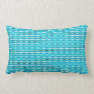 cute turquoise pattern design lumbar cushion