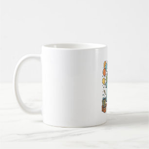 Cute Turtle 10th Birthday Vintage Party Design_1 Coffee Mug