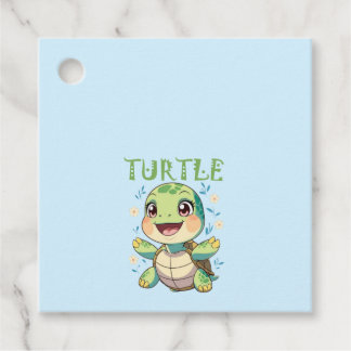 Cute Turtle Baby  Favour Tags