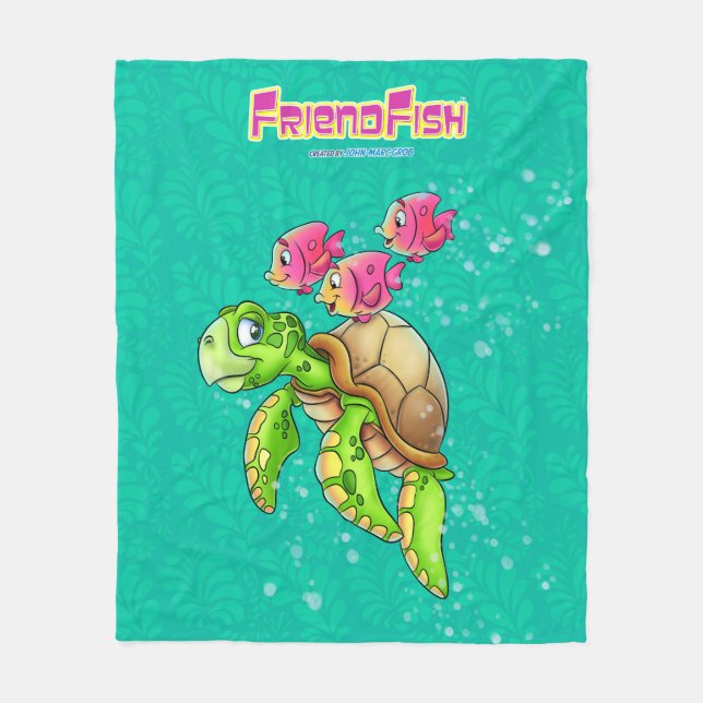 Cute turtle blanket (Front)