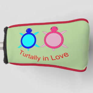 Cute Turtle Couple Golf Head Cover