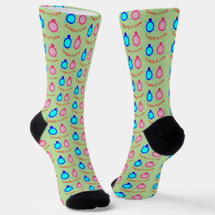 Cute Turtle Couple Patterned Socks