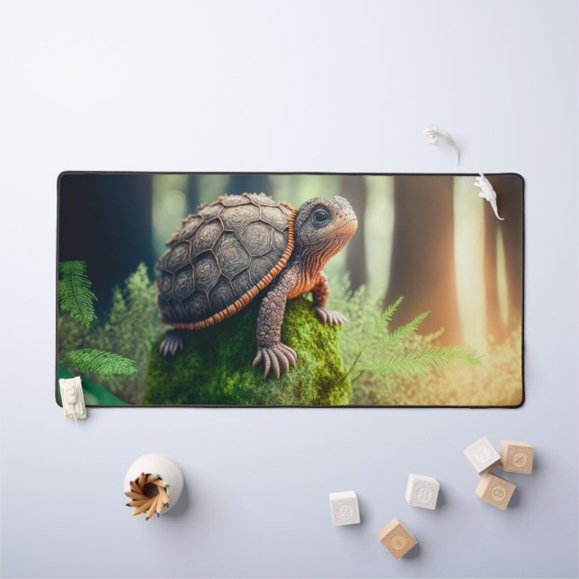 Cute Turtle Desk Mat (Kids Table)