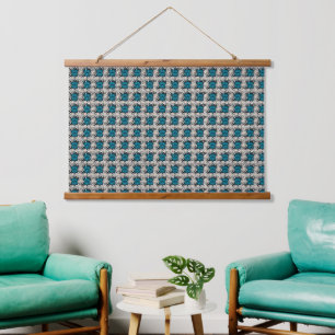 Cute Turtle Floral pattern Hanging Tapestry