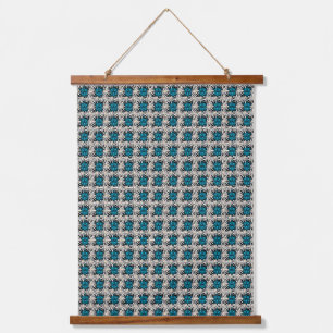 Cute Turtle Floral pattern Hanging Tapestry