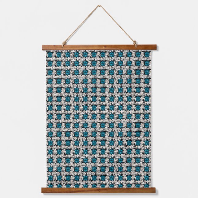 Cute Turtle Floral pattern  Hanging Tapestry (Front)