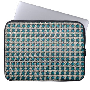Cute Turtle Floral pattern Laptop Sleeve