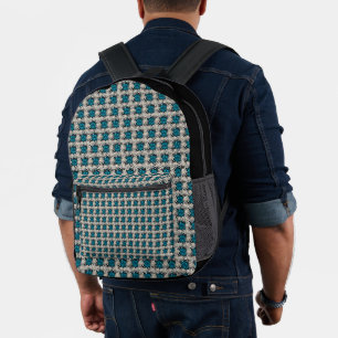 Cute Turtle Floral pattern Printed Backpack