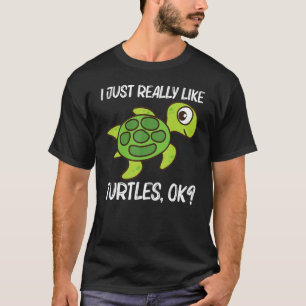 Cute Turtle For Men Women Sea Turtle Reptile Anima T-Shirt