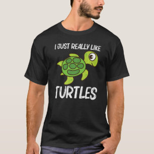 Cute Turtle For Men Women Sea Turtle Reptile Anima T-Shirt