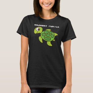 Cute Turtle For Women Mum Sea Turtle Reptile Anima T-Shirt