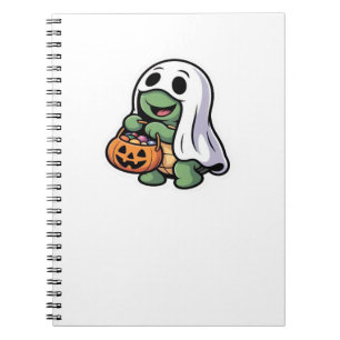 Cute Turtle Ghost Costume � Adorable Halloween Tri Notebook