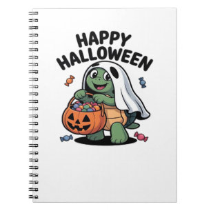 Cute Turtle Ghost Costume � Adorable Halloween Tri Notebook