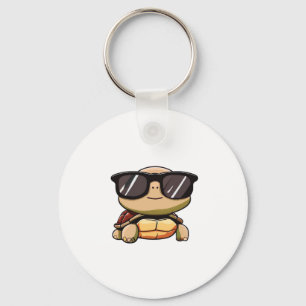 Cute Turtle Halloween 2023 sunglasses Costume Over Key Ring