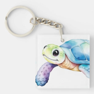 Cute Turtle Key Ring