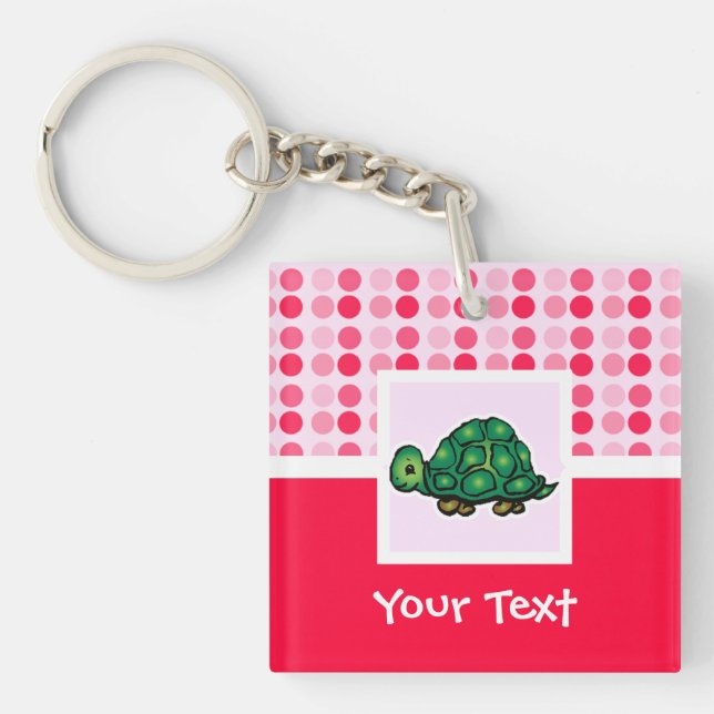Cute Turtle Key Ring (Front)