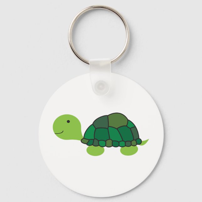 Cute Turtle Key Ring (Front)