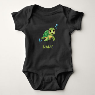 Cute Turtle Kids’ T-Shirt Baby Bodysuit