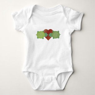 Cute Turtle Love Baby Bodysuit