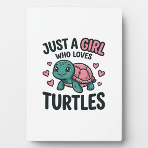 Cute Turtle Lover Girl Vintage Engraving Shirt Des Plaque
