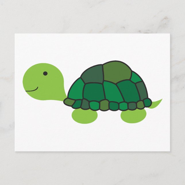 Cute Turtle Postcard (Front)